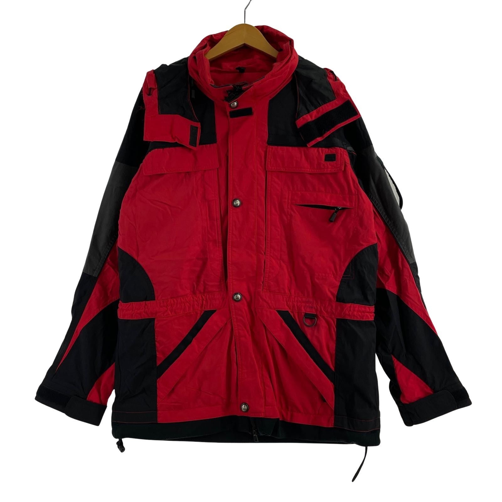 ジャケット EXTREME GEAR ナイロンジャケット(M) レッド×グレー