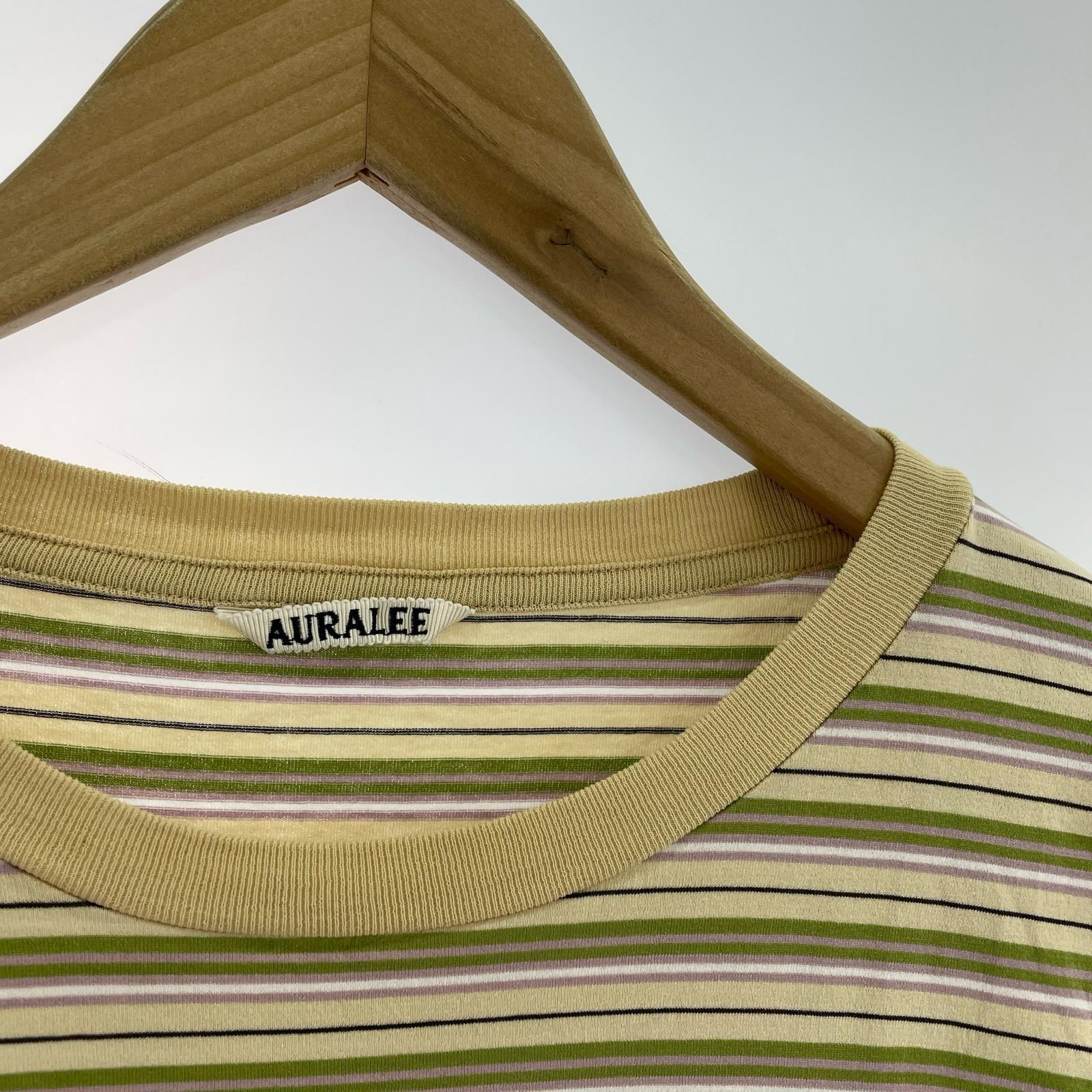 半袖Tシャツ 24SS HARD TWIST COTTON BORDER TEE (5) 5