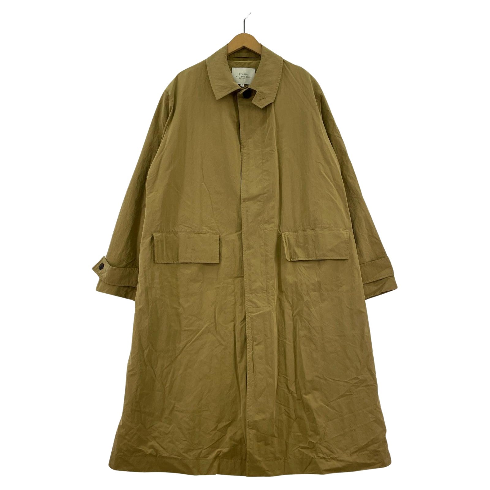 その他アウター STUDIO NICHOLSON OVERSIZED CLASSIC MAC SOAP SNM-842 ベージュ (M) M ベージュ