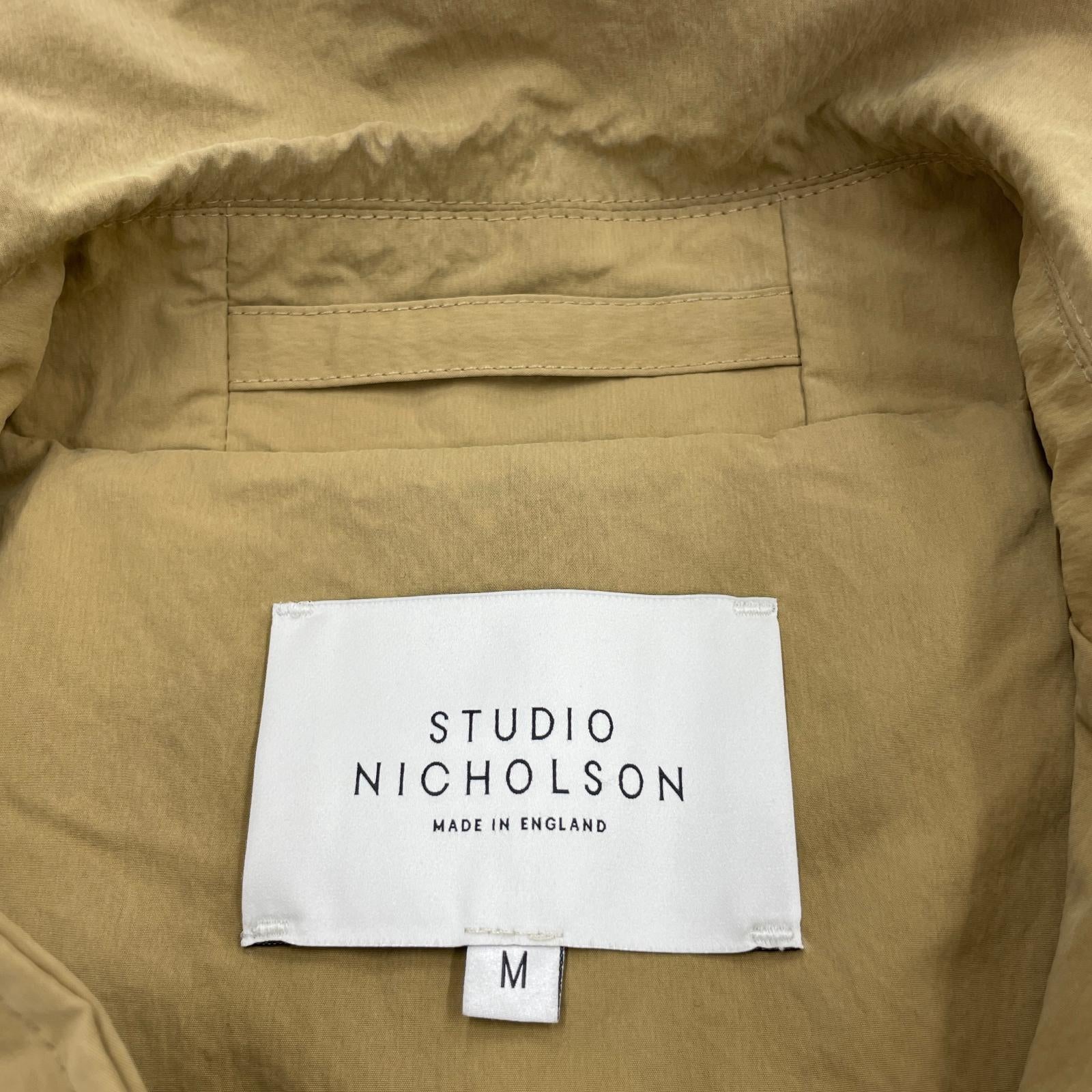 その他アウター STUDIO NICHOLSON OVERSIZED CLASSIC MAC SOAP SNM-842 ベージュ (M) M ベージュ