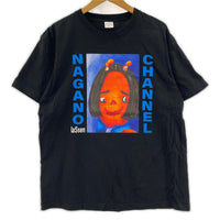 半袖Tシャツ NAGANO CHANNEL Tシャツ 黒 L ブラック