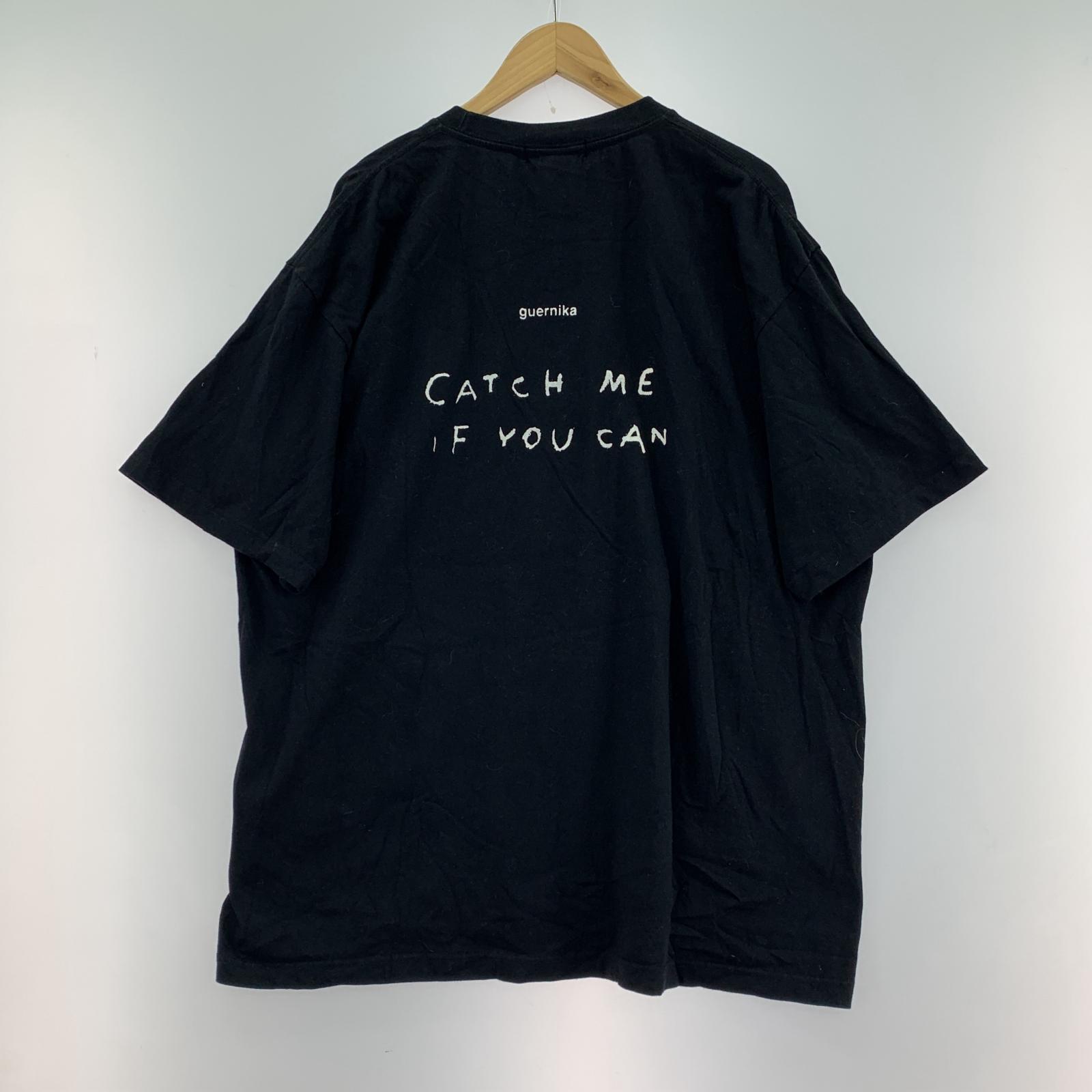 半袖Tシャツ guernika ペイントシャツ 黒 ブラック