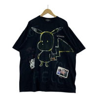 半袖Tシャツ guernika ペイントシャツ 黒 ブラック