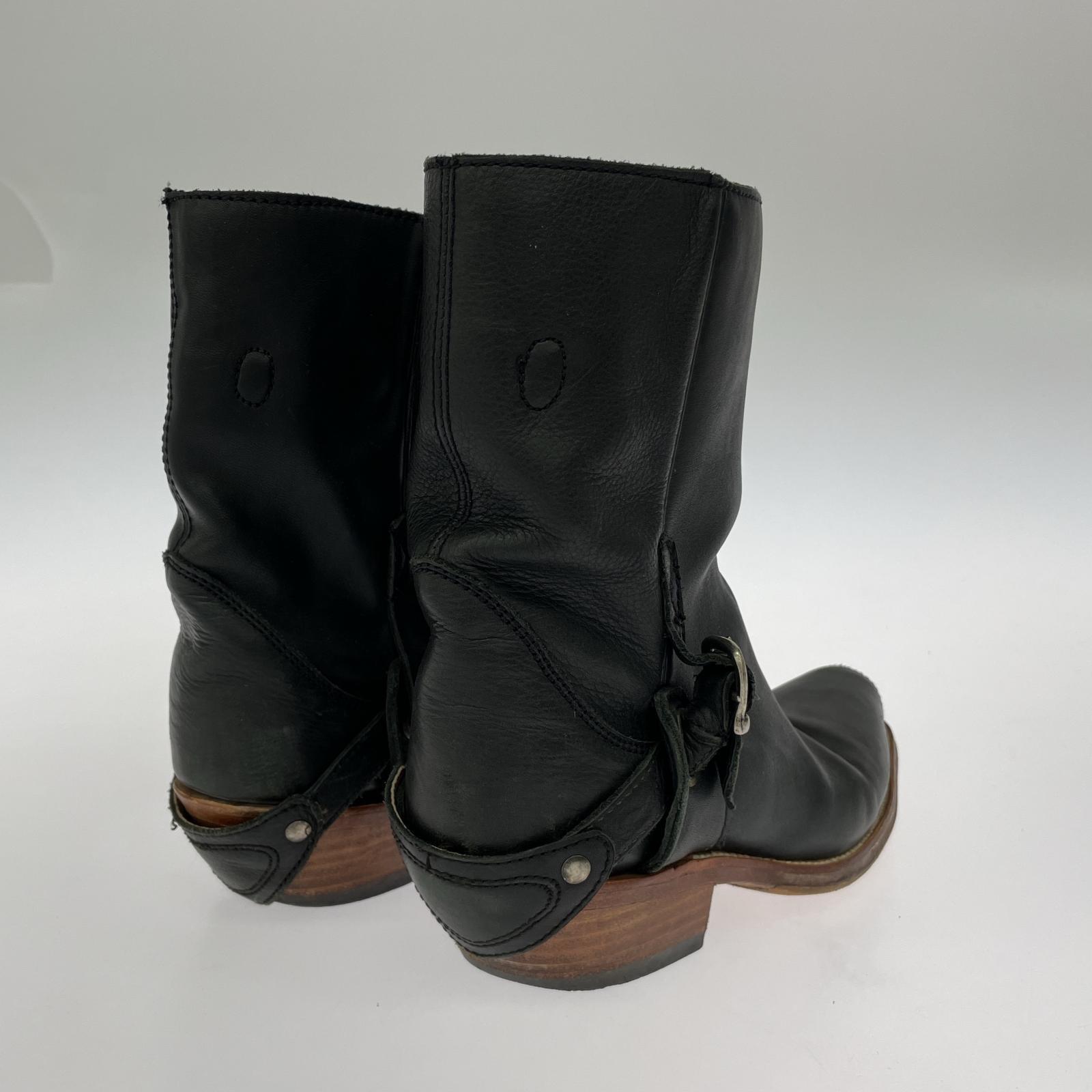 ブーツ VIBRAM エンジニアブーツ 黒 23.5cm (US5 1/2 UK5 EU37) ブラック
