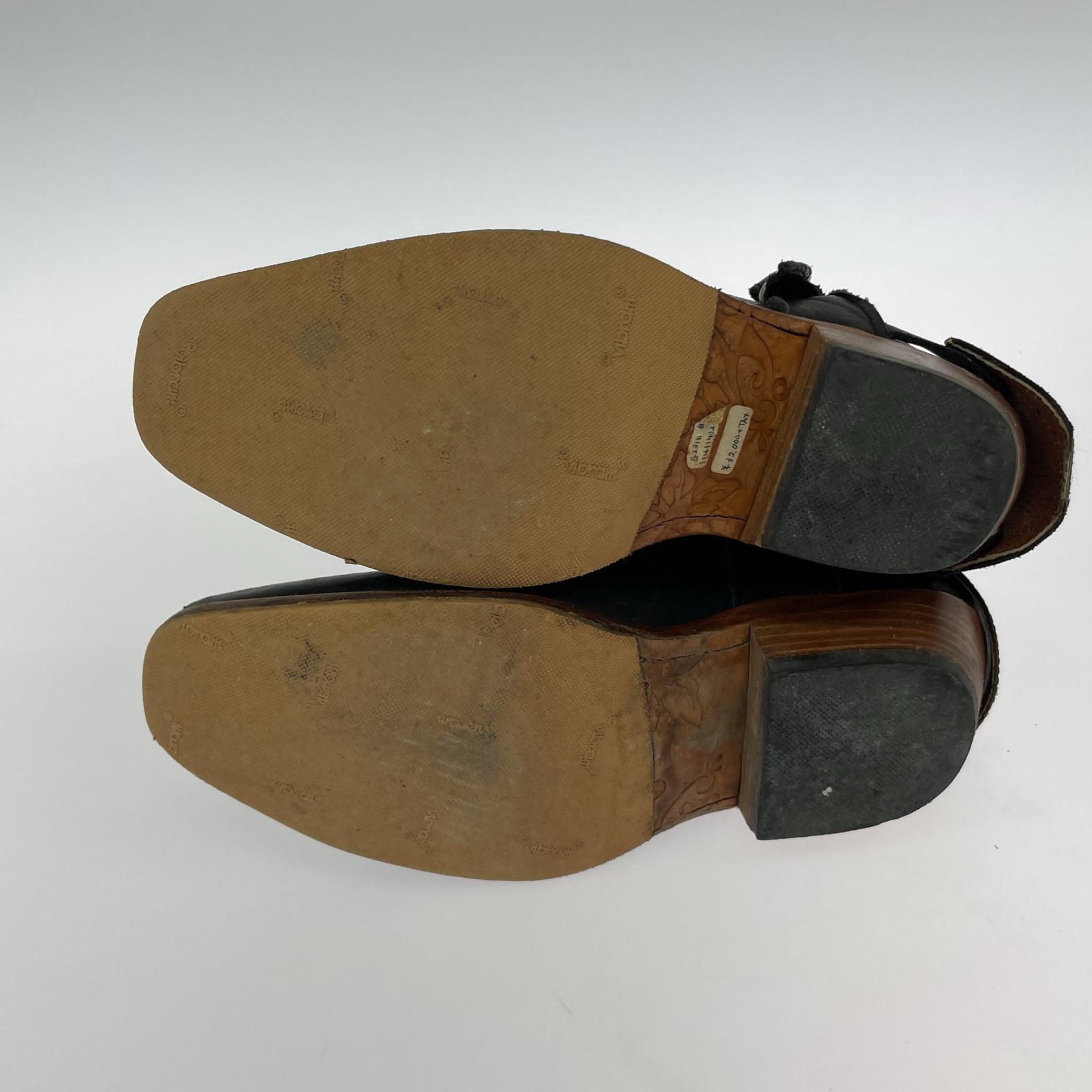 ブーツ VIBRAM エンジニアブーツ 黒 23.5cm (US5 1/2 UK5 EU37) ブラック