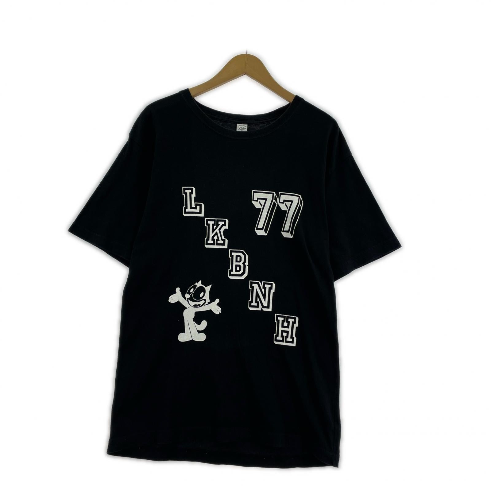 半袖Tシャツ FELIXプリント 黒 (L) L ブラック