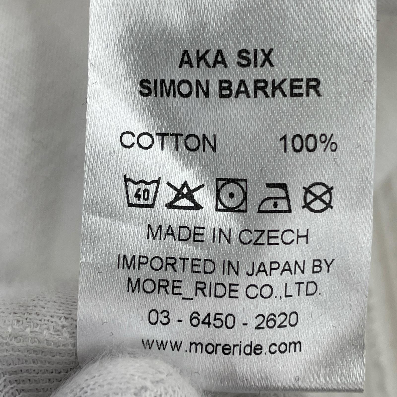 半袖Tシャツ ×AKA SIX simon barker MEMORIES TEE WHT M M ホワイト