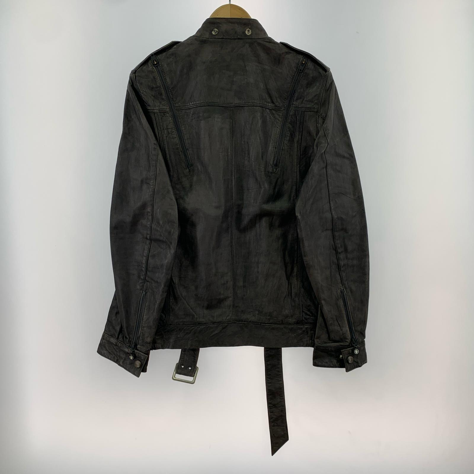 レザージャケット Archive Leather Jacket 36 ブラウン