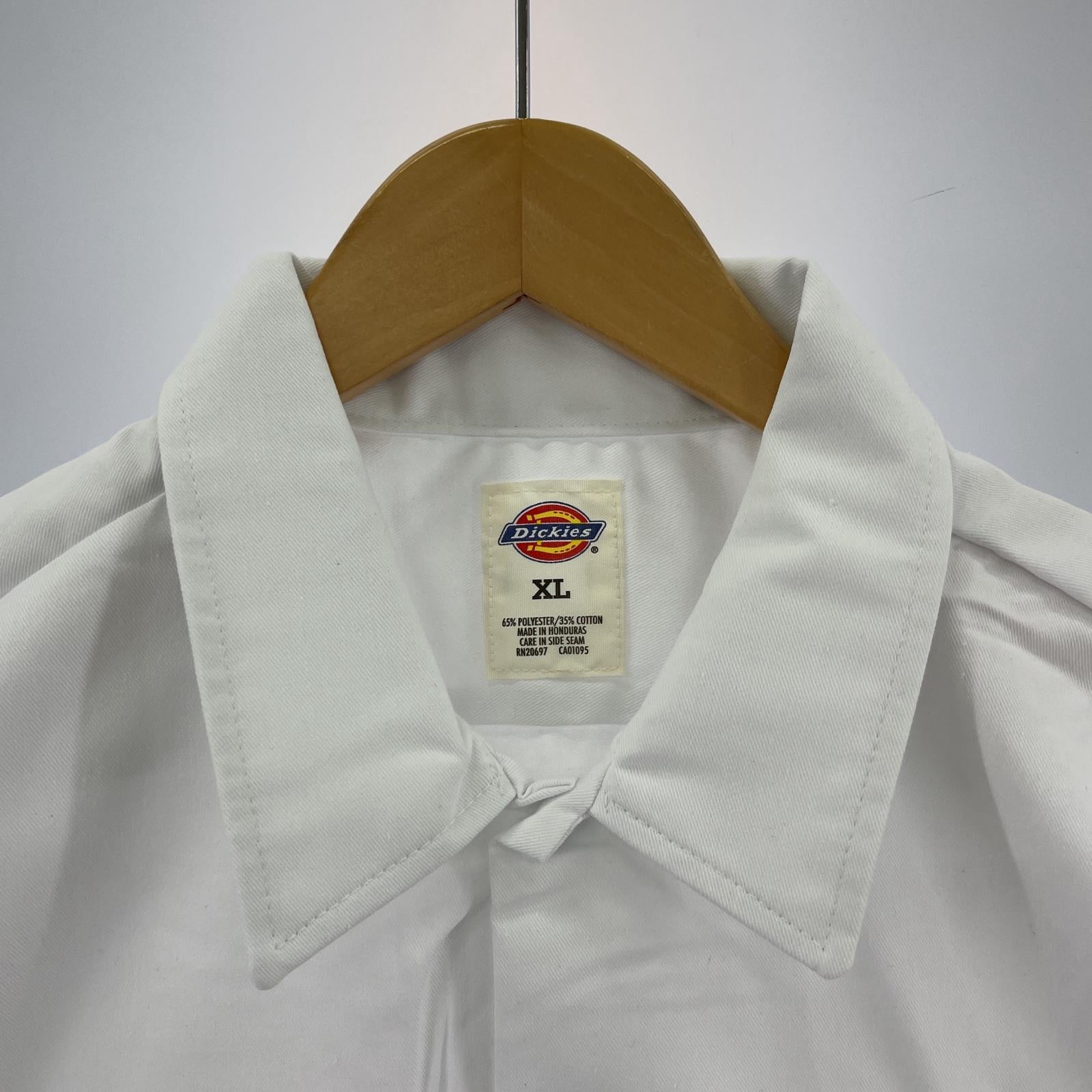 半袖シャツ HTC×Dickies Short Sleeve Work Shirt Shield XL ホワイト ホワイト