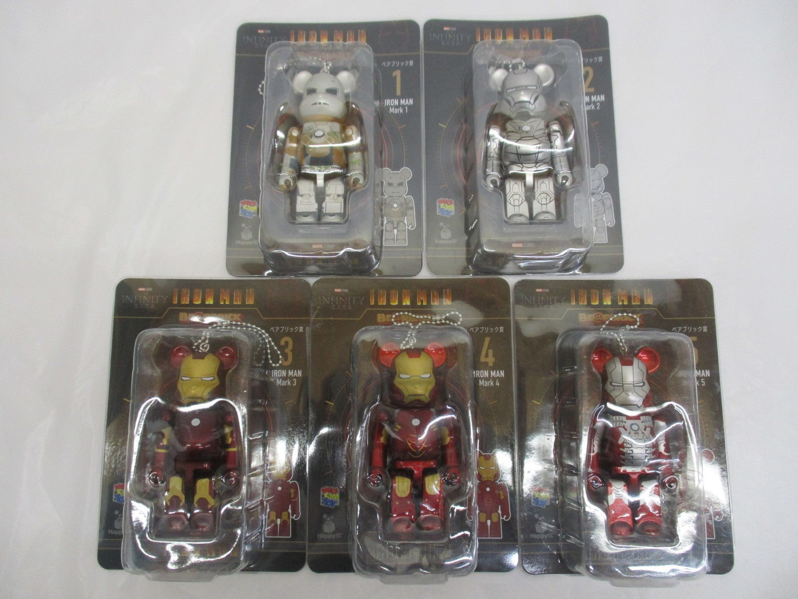 IRON MAN ベアブリック賞 全種セット フィギュア/グッズ