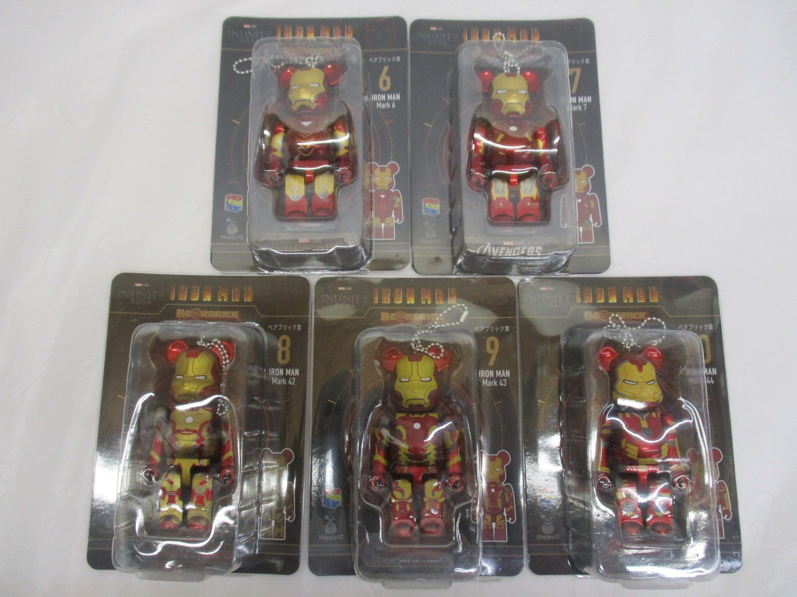 IRON MAN ベアブリック賞 全種セット フィギュア/グッズ