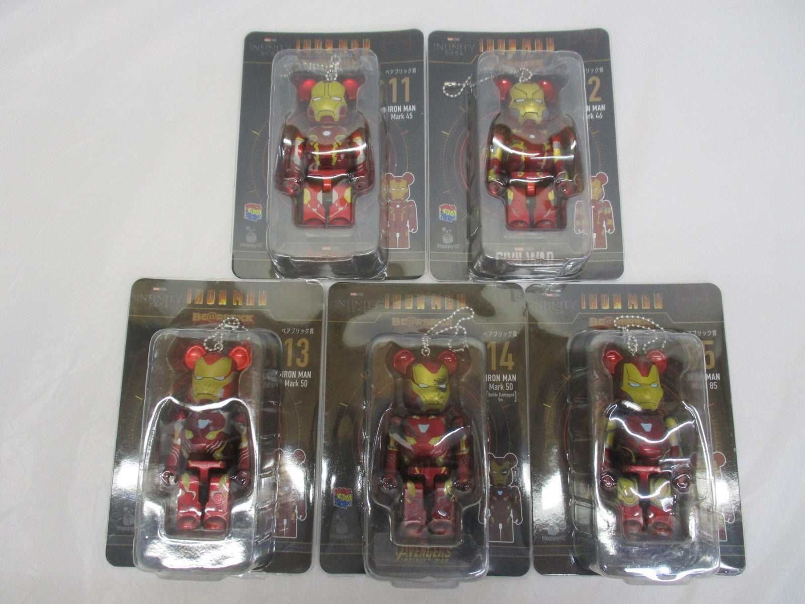 IRON MAN ベアブリック賞 全種セット フィギュア/グッズ