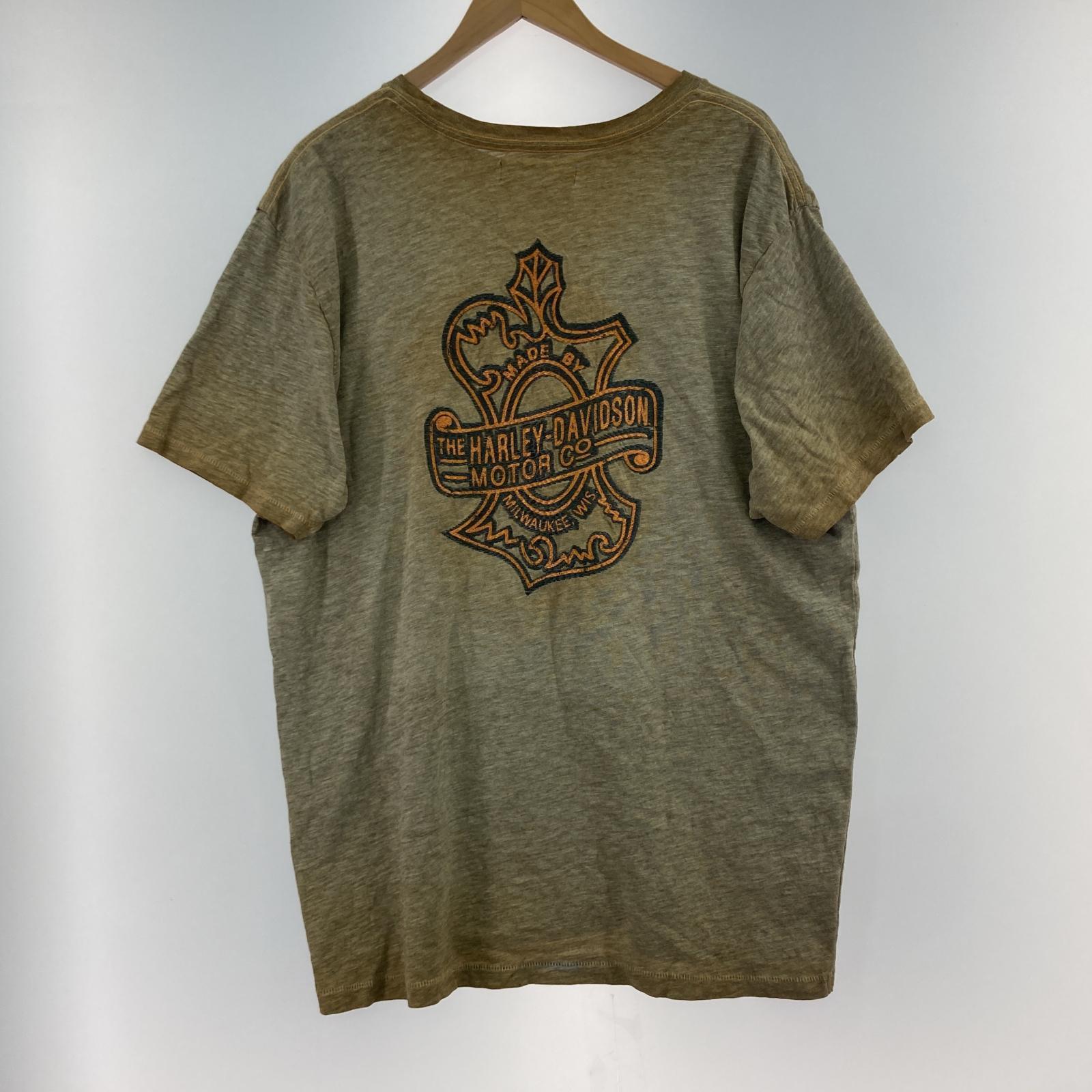 半袖Tシャツ OLD 刺繍Tee グレー(XL) グレー