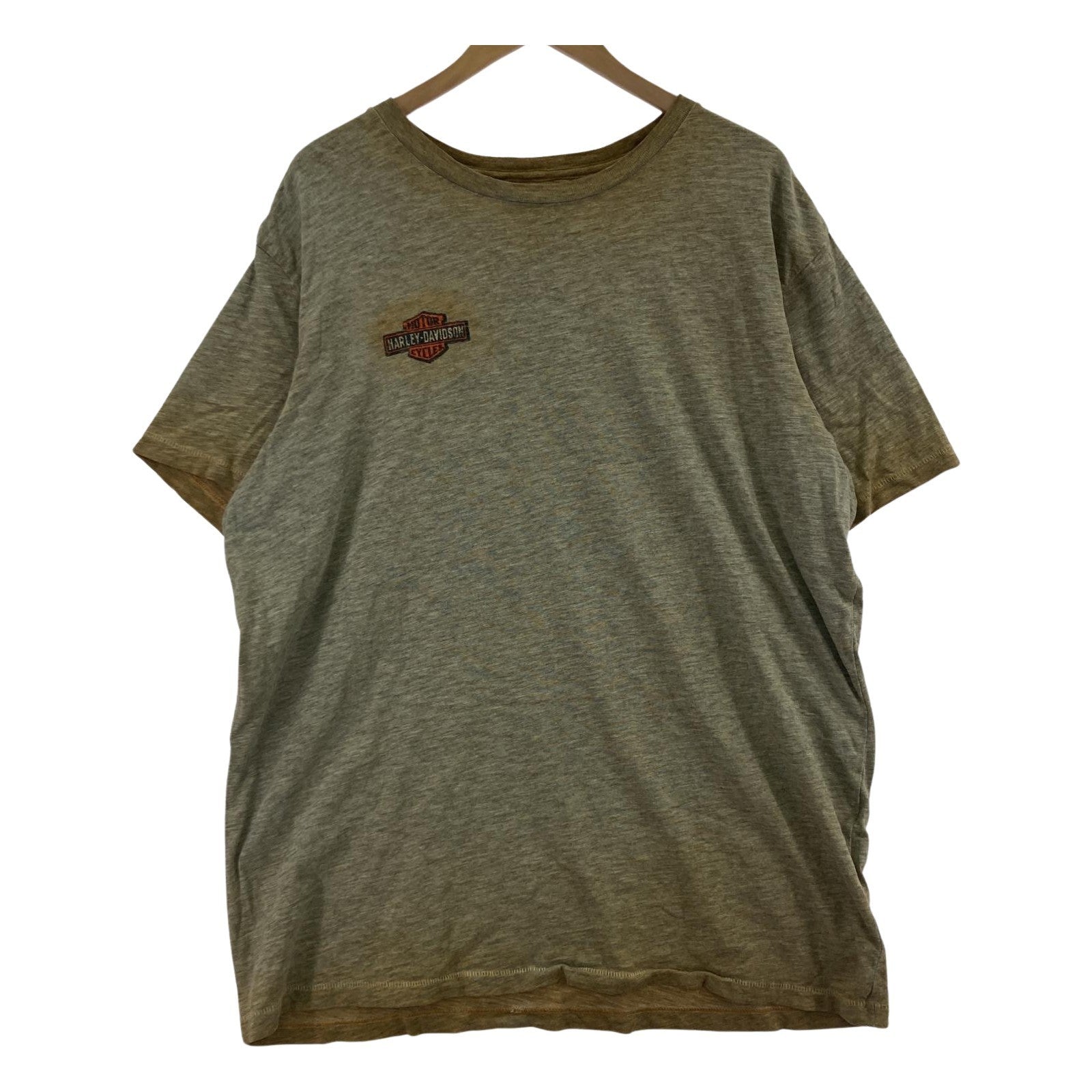 半袖Tシャツ OLD 刺繍Tee グレー(XL) グレー
