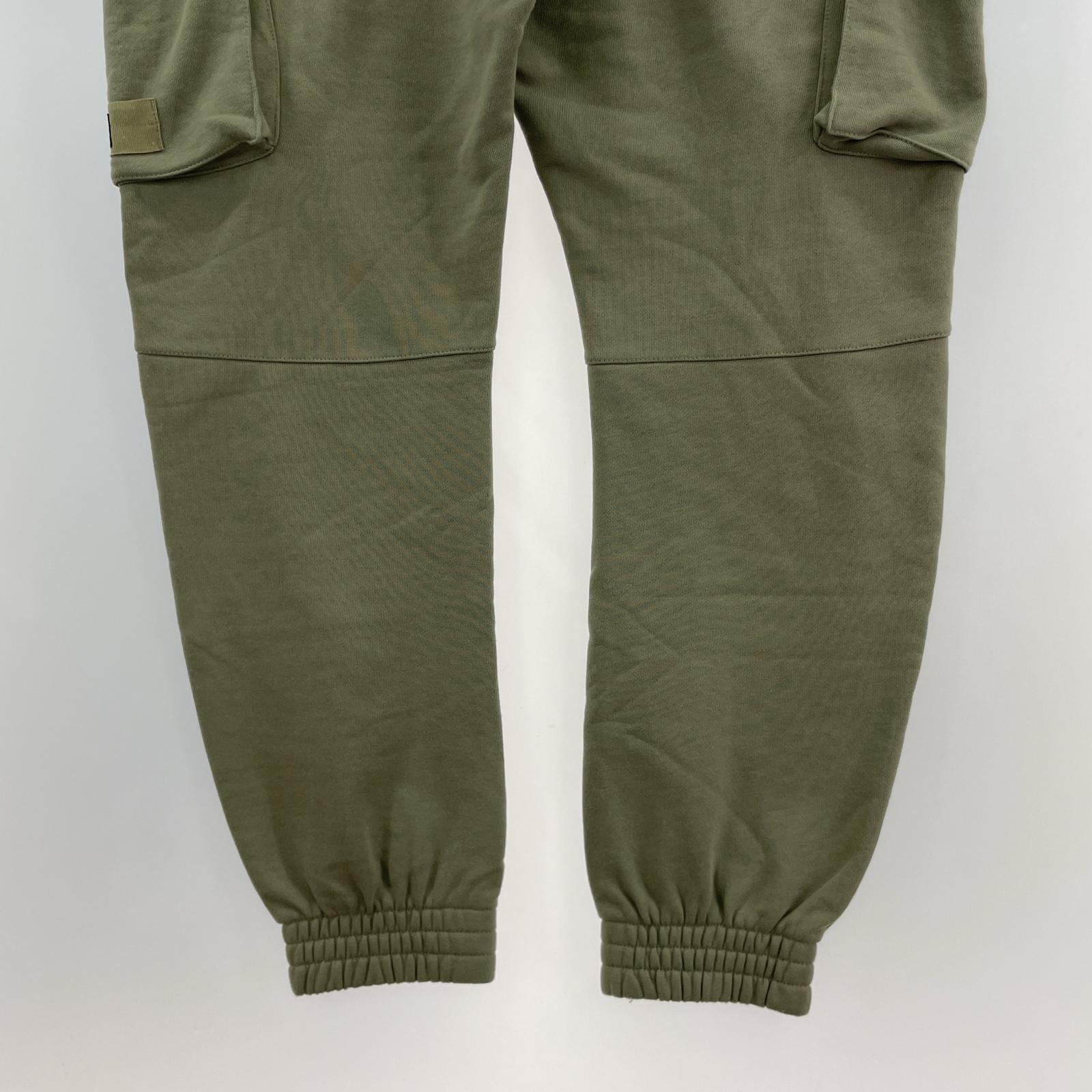 パンツ cargo pocket sweat pant M カーキ