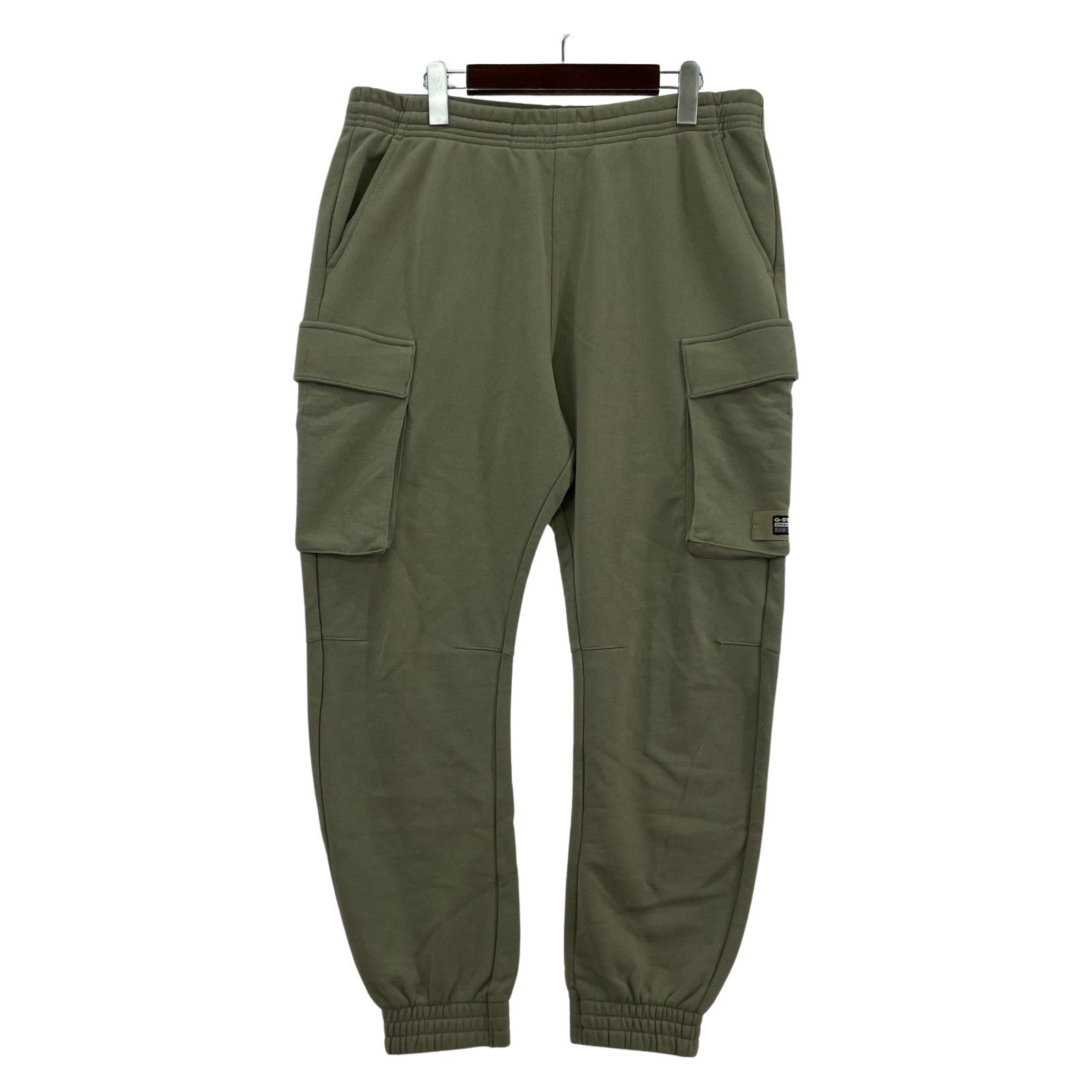 パンツ cargo pocket sweat pant M カーキ