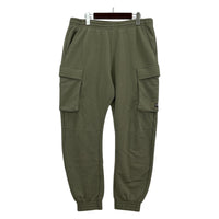 パンツ cargo pocket sweat pant M カーキ