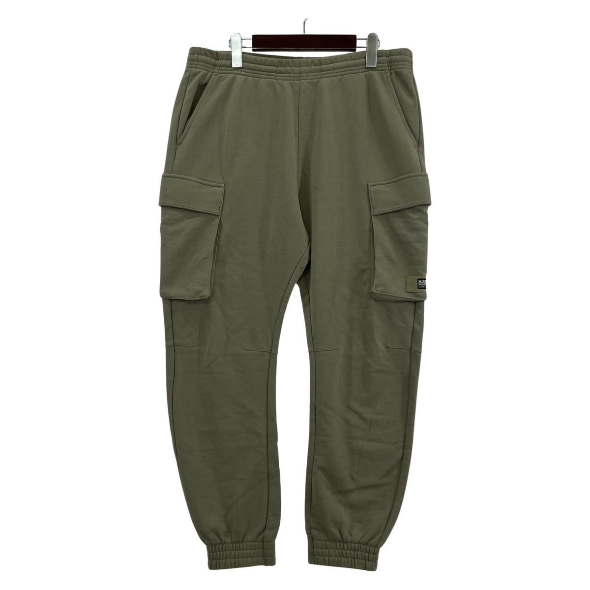 パンツ cargo pocket sweat pant M カーキ