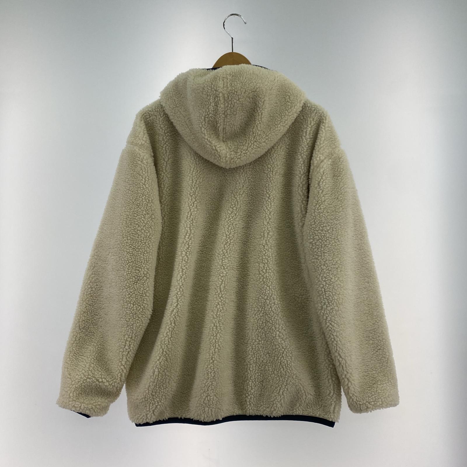 ジャケット リバーシブル フリースジャケット 白 (L) L