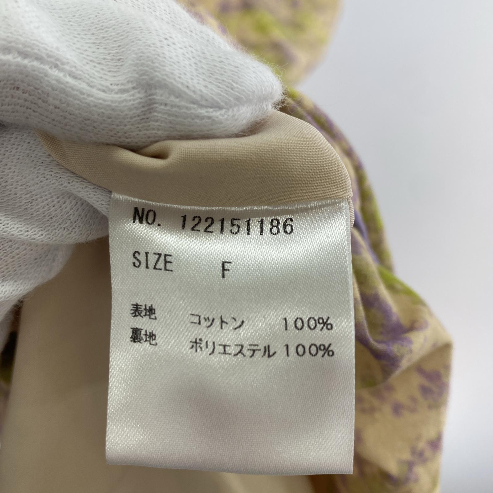 ワンピース Estella.k メランジュプリント フリー