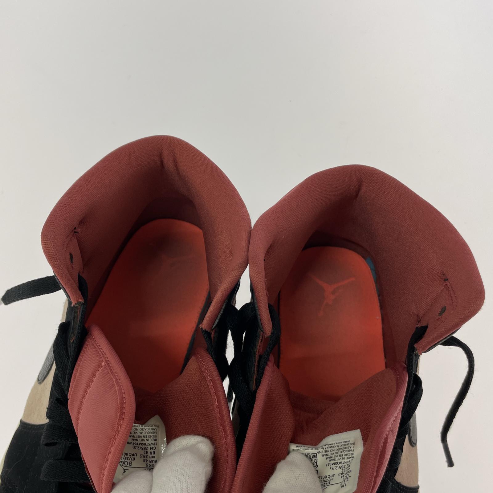 スニーカー WMNS AIR JORDAN 1 MID 28.5cm (US10 1/2 UK10 EU47) ブラック