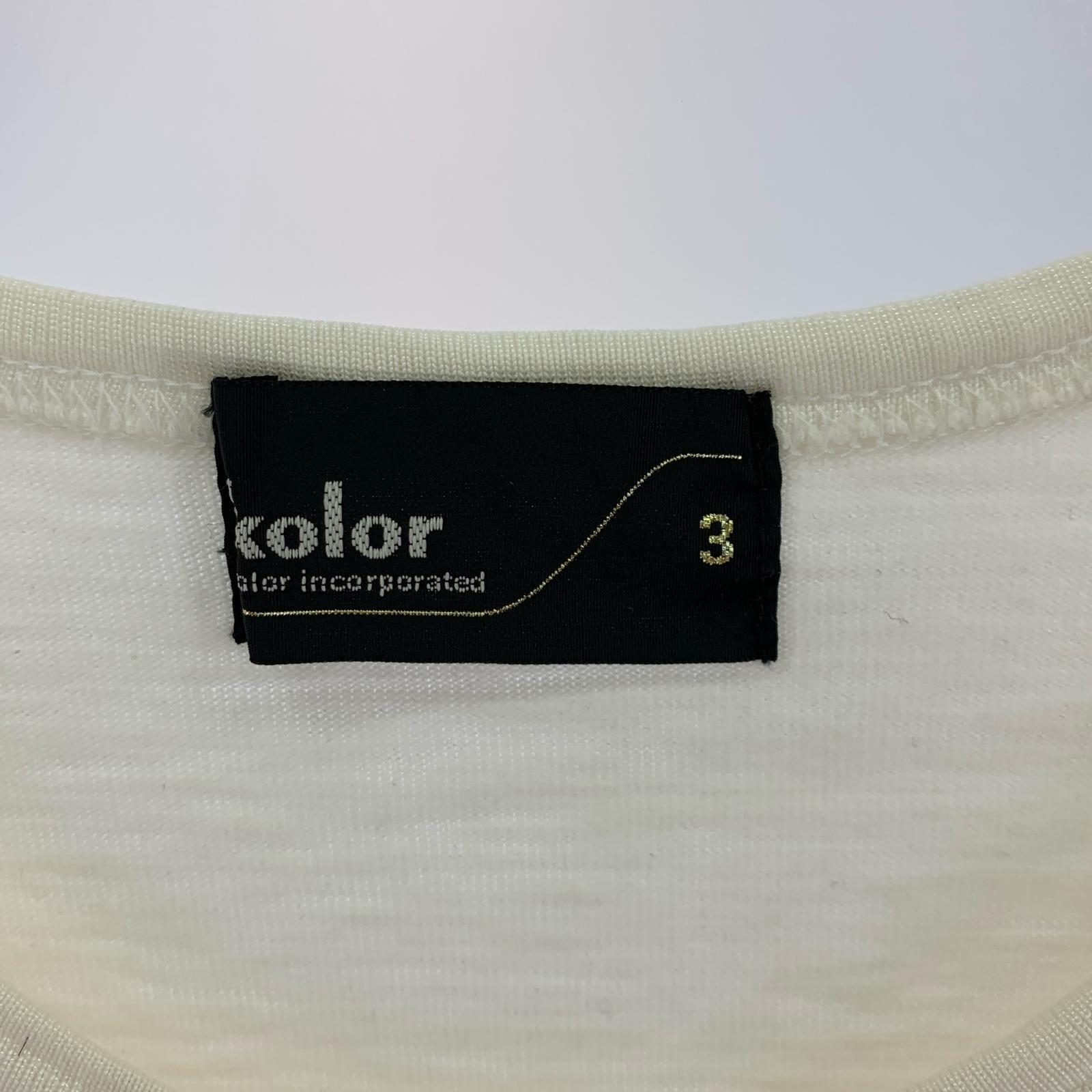 半袖Tシャツ kolor 半袖Tシャツ・カットソー ホワイト