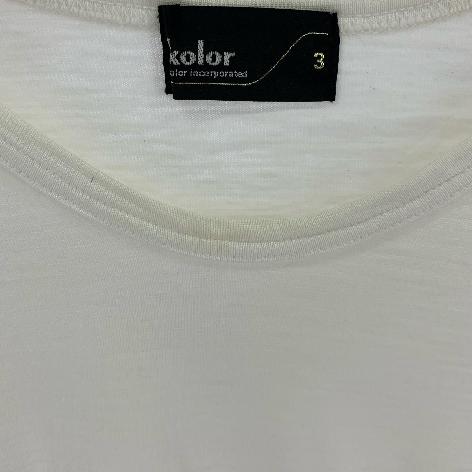 半袖Tシャツ kolor 半袖Tシャツ・カットソー ホワイト