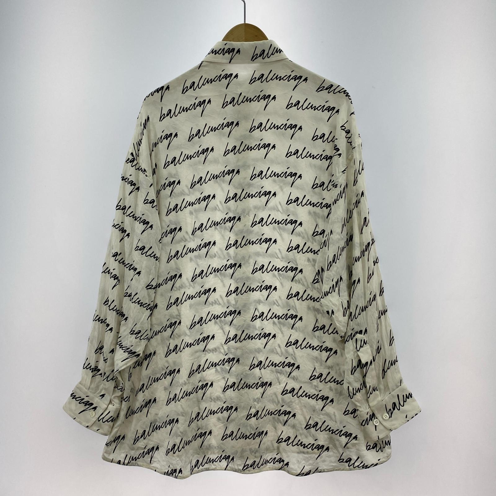 20AW SCRIBBLE PRINT COTTON SHIRT 38