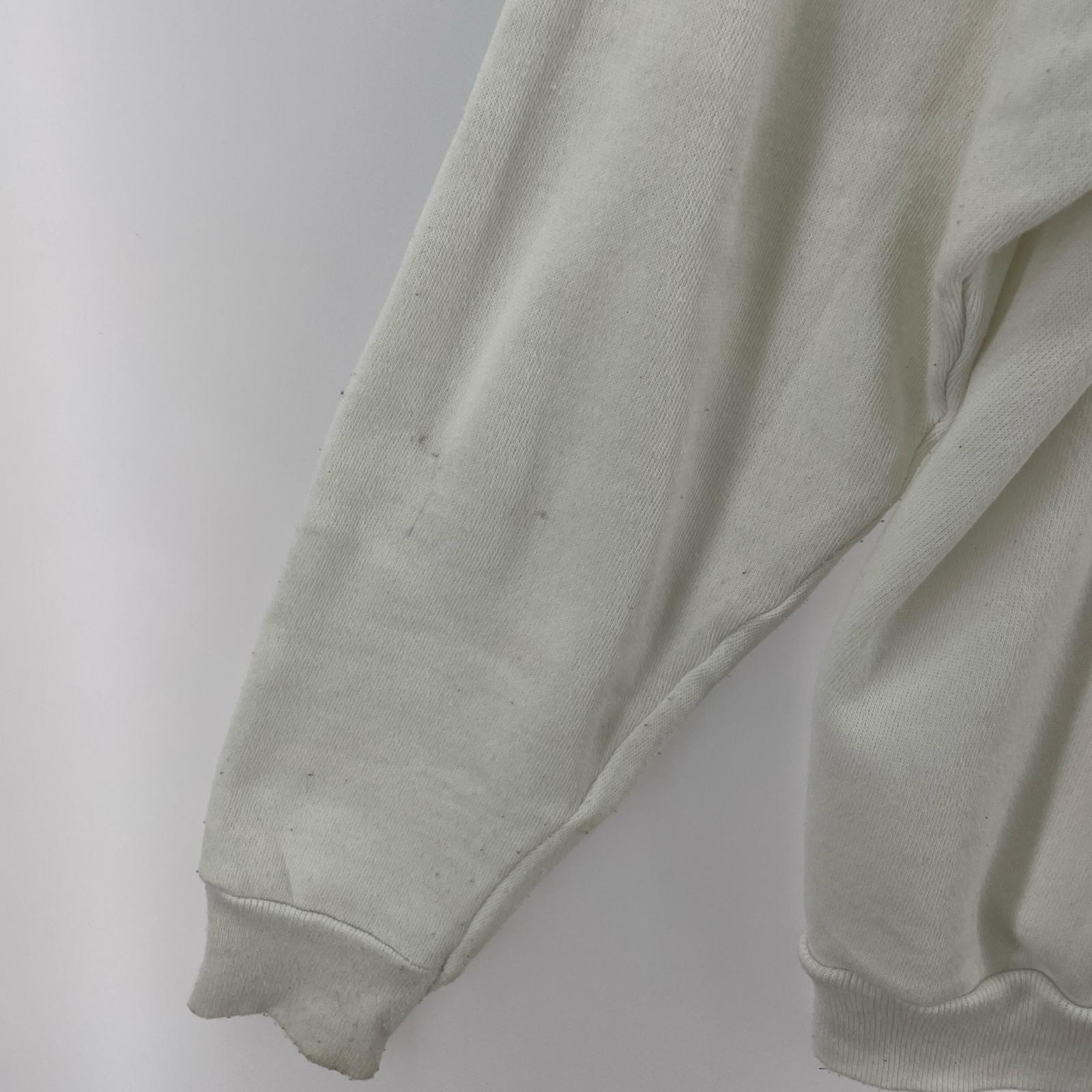 スウェット 70s-80s WOLF PURDUE MOM raglan sweat L ホワイト