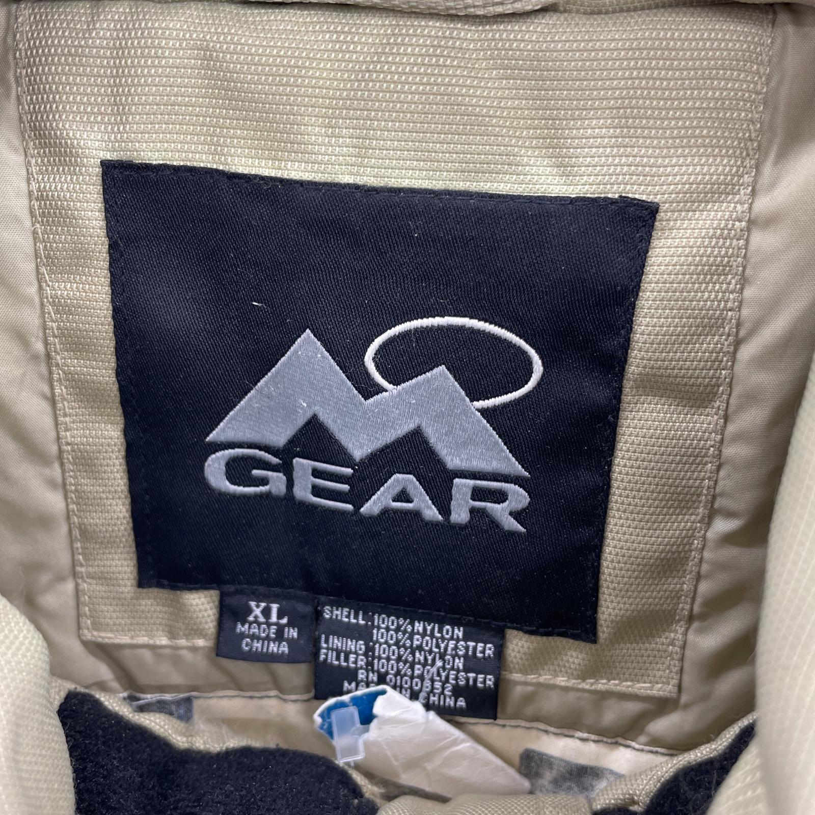 ジャケット 90s GEAR テックジャケット(XL) ベージュ ベージュ