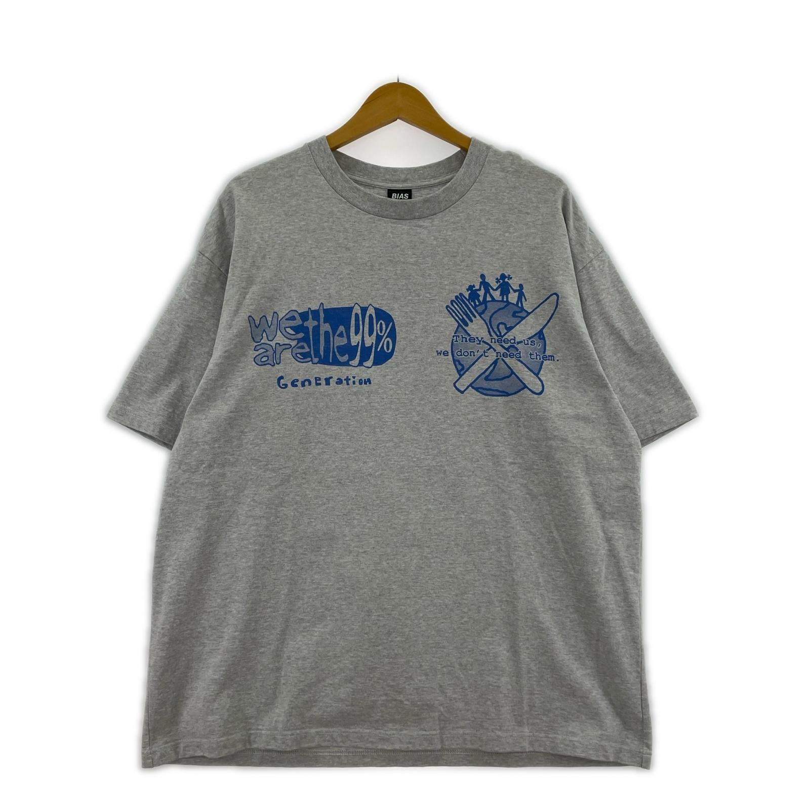 半袖Tシャツ BIAS DOGS Tシャツ XL グレー グレー