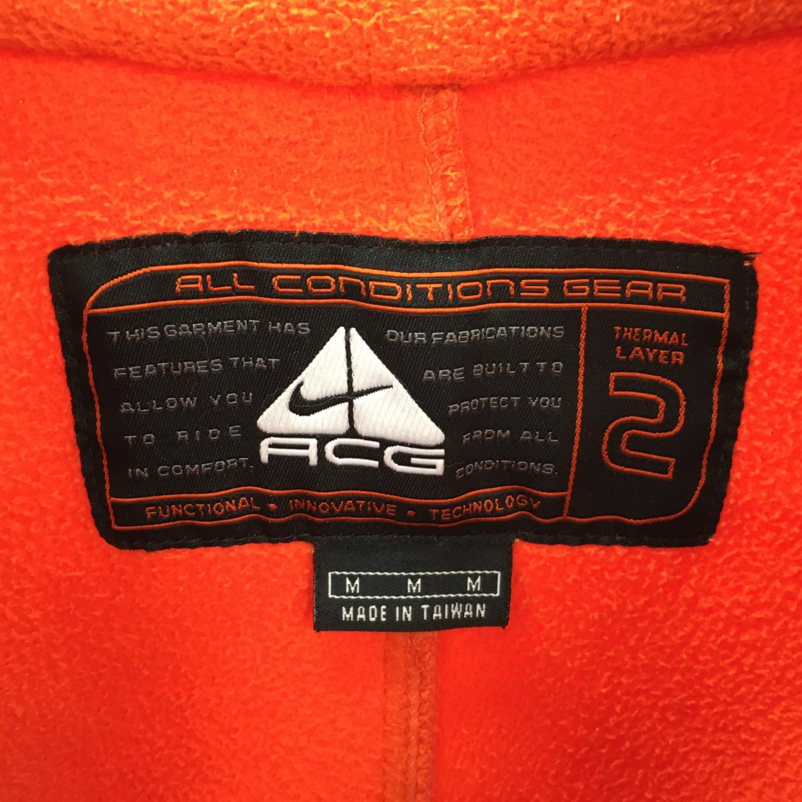 ブルゾン NIKE ACG ハーフジップフリースジャケット オレンジ (M) M オレンジ