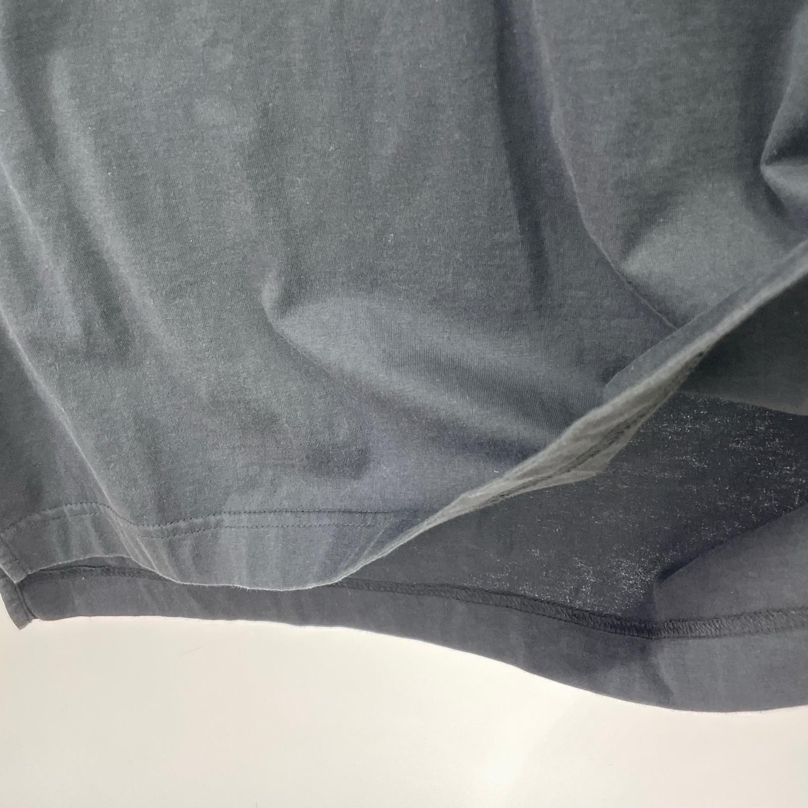 長袖Tシャツ ×adidas ヘンリーネック 七分 S ブラック