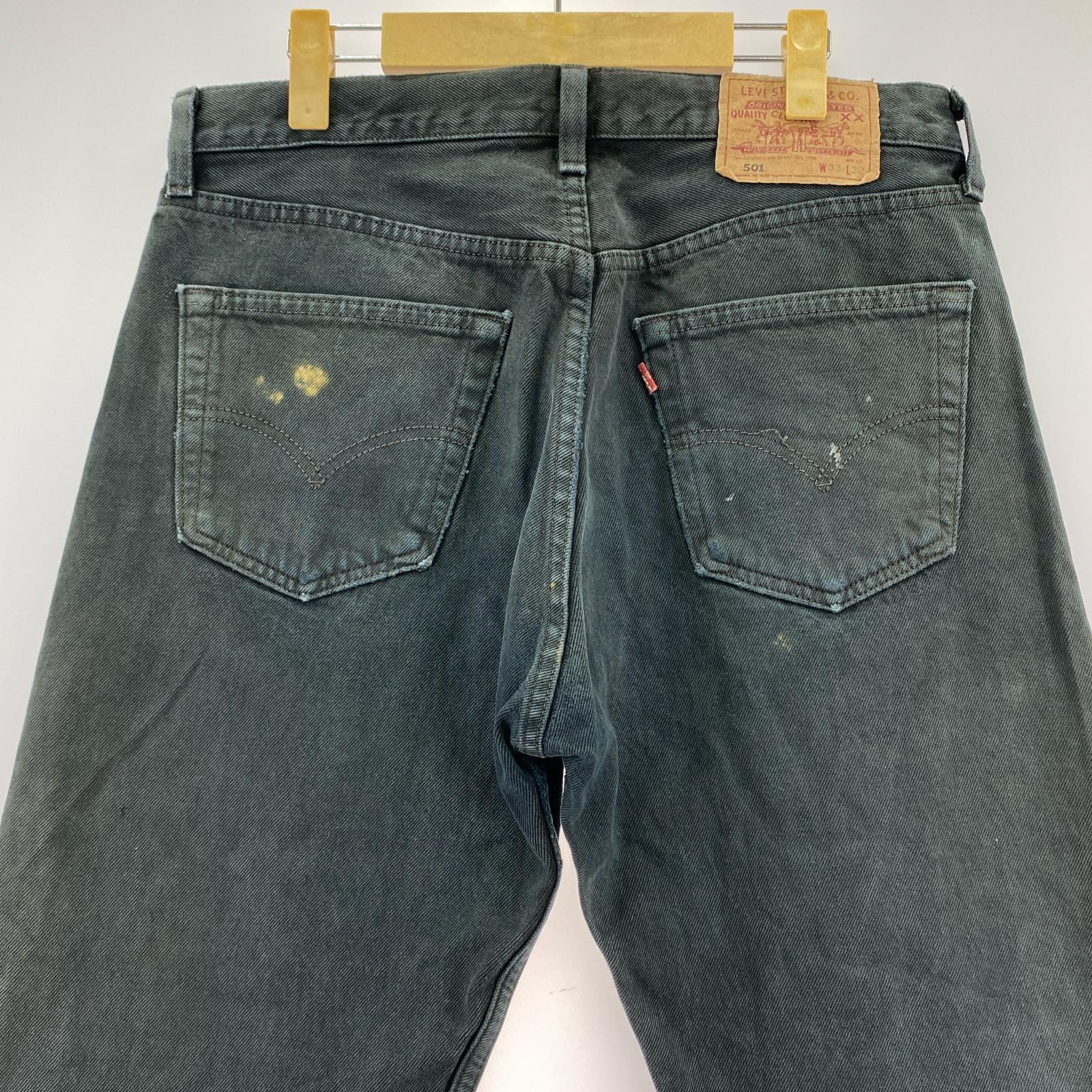 デニムパンツ 90s 501 BLK W33 33 ブラック
