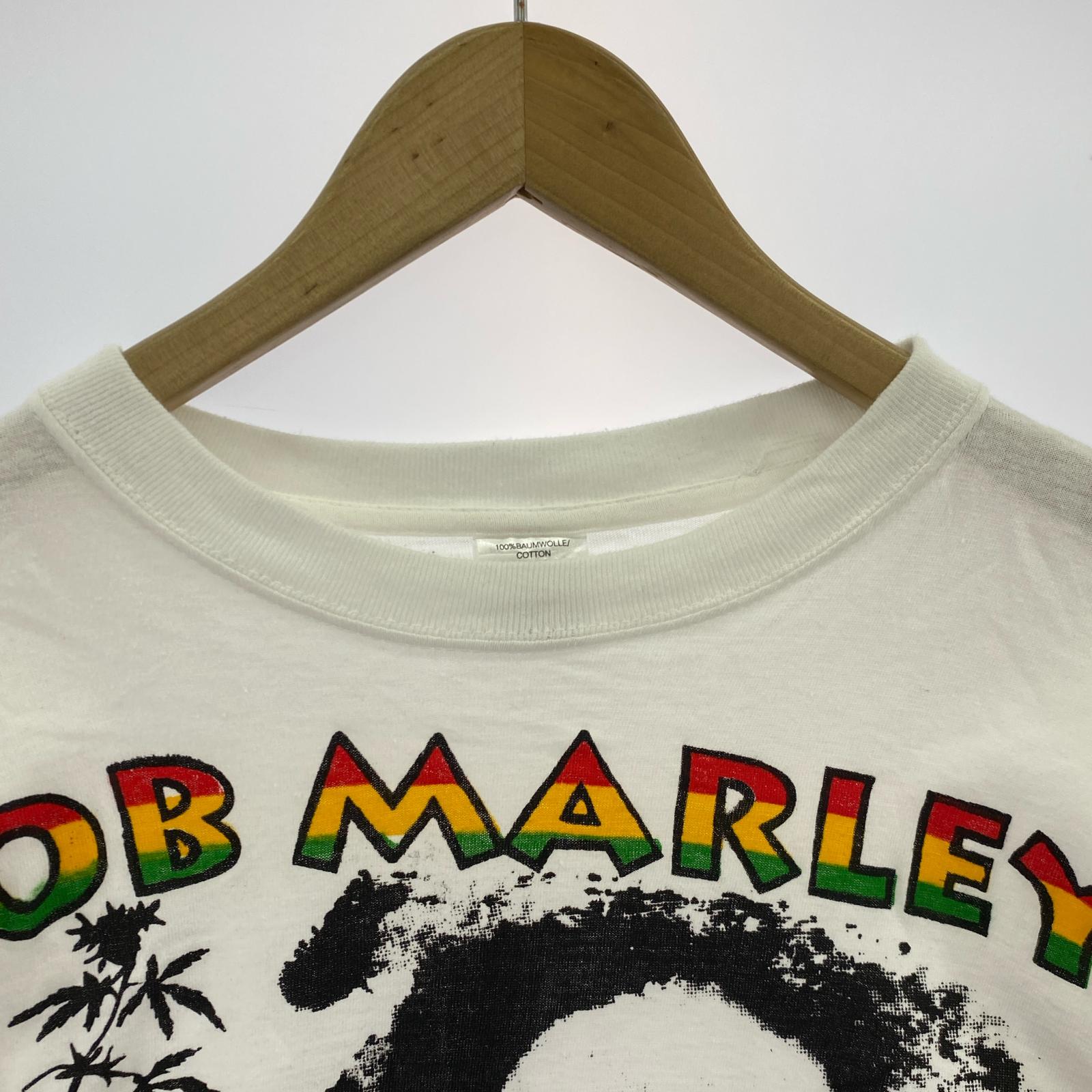 半袖Tシャツ AMERICAN FLAG ボブマーリー L ホワイト