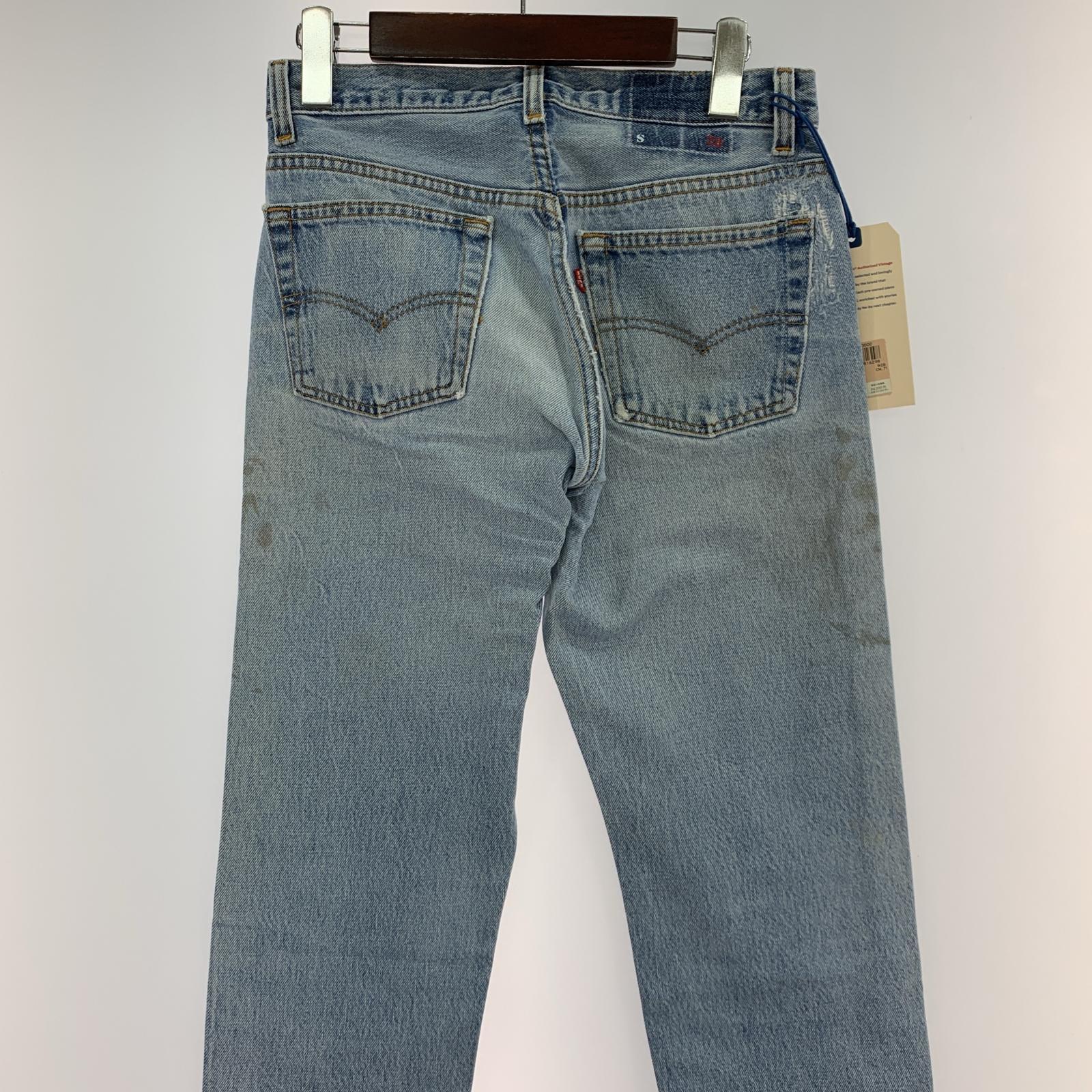 デニムパンツ 501 authorized vintage 米国製 28 ブルー