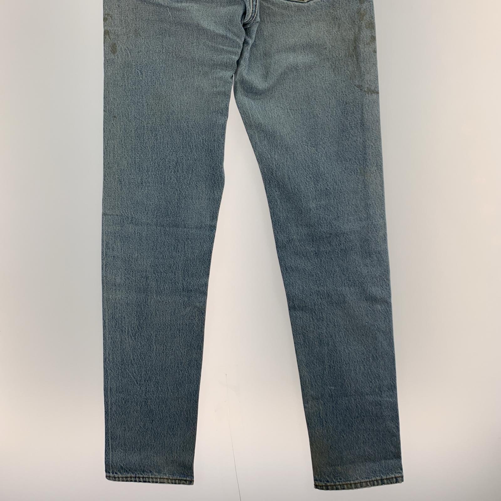 デニムパンツ 501 authorized vintage 米国製 28 ブルー