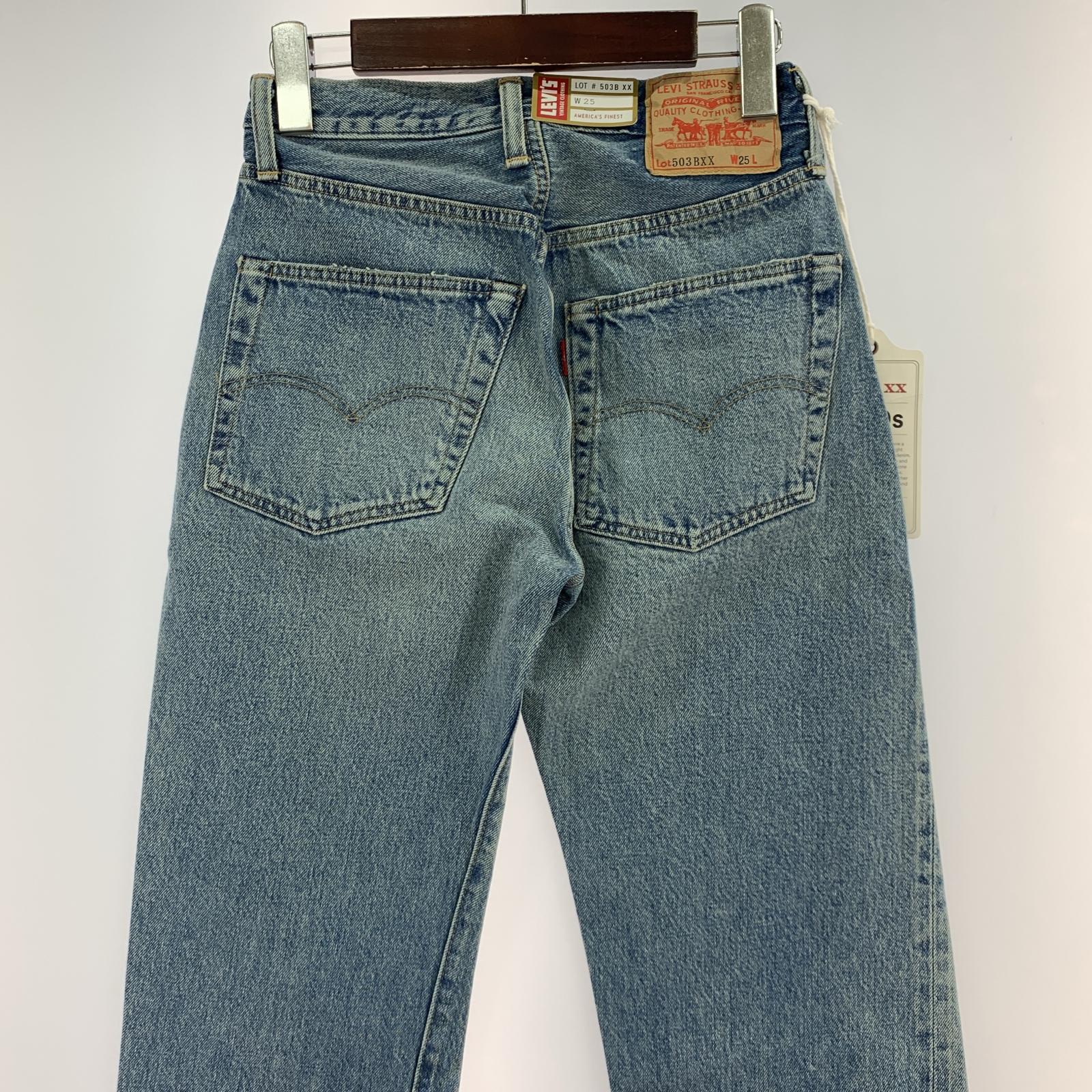 デニムパンツ LVC 503BXX カットオフ 青 25 ブルー