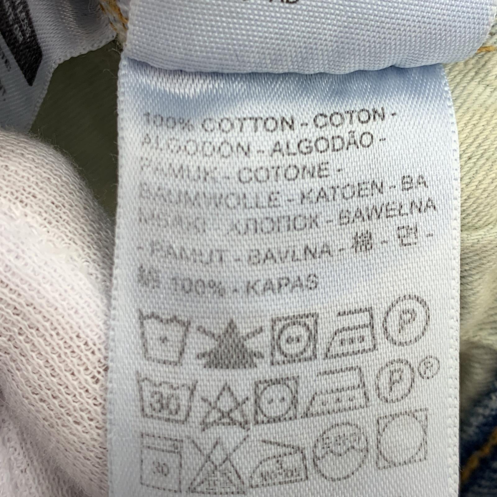 デニムパンツ LVC 503BXX カットオフ 青 25 ブルー