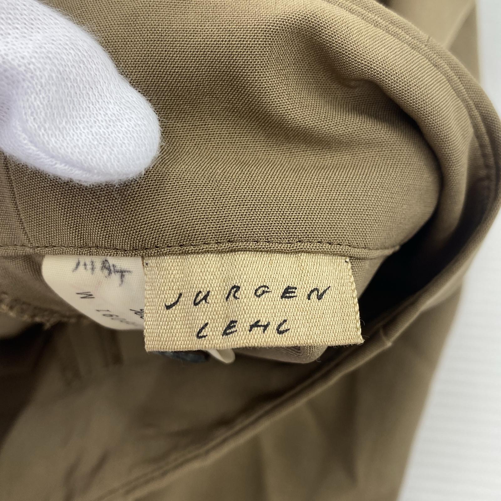 パンツ JURGEN LEHL/シルク/カーキ カーキ
