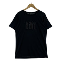 半袖Tシャツ S'YTE Yohji Yamamoto/フリンジロゴ/BLK S ブラック