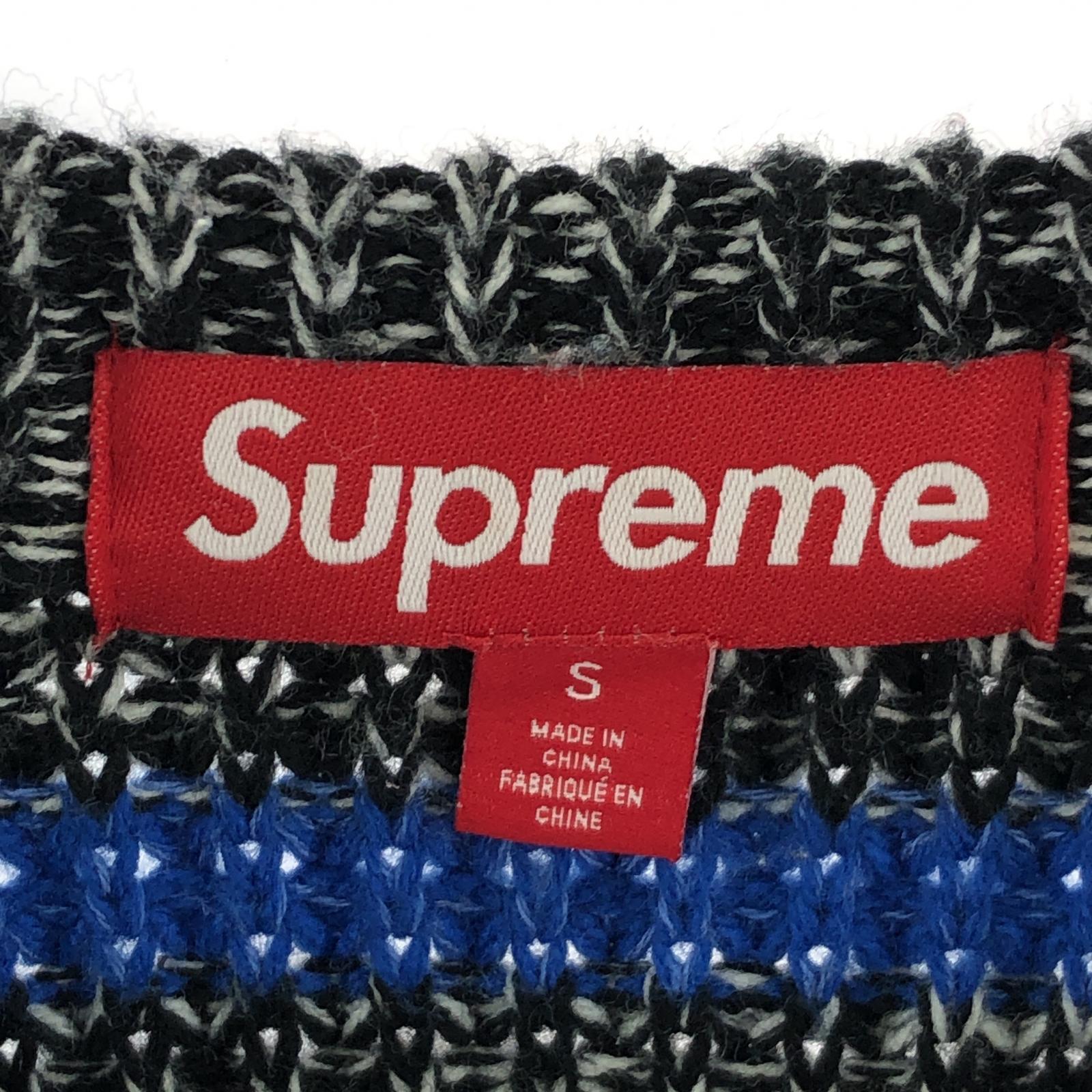 ニット 24AW waffle small box sweater (S) S ブラック