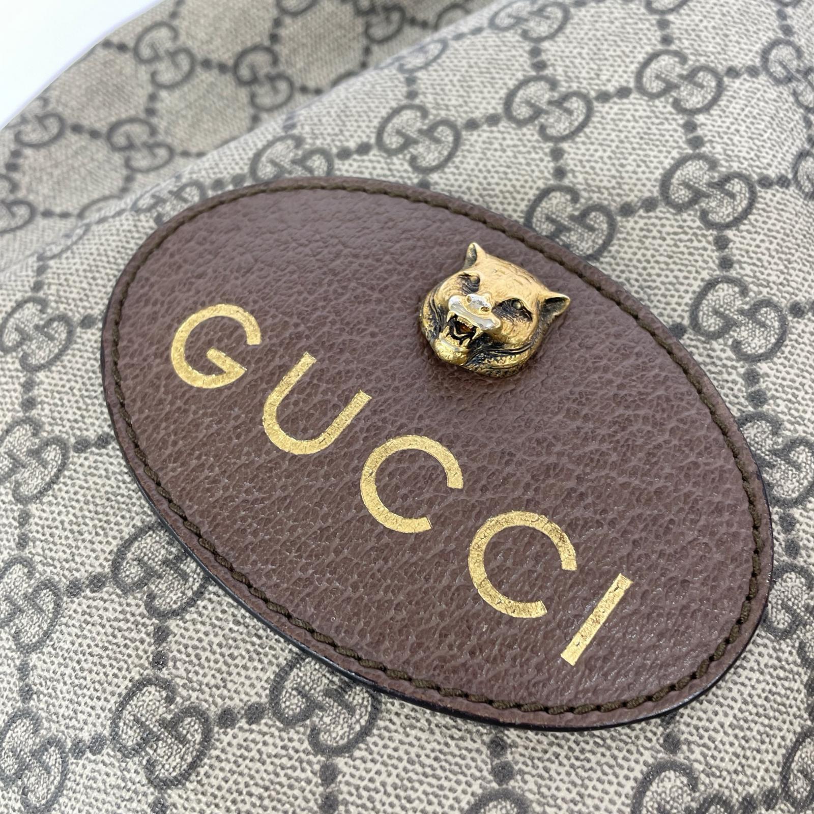 グッチ GGスプリーム キャットヘッド ドローストリング バックパック 473872