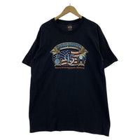 半袖Tシャツ 97年 USA製 S/S国旗プリントTee (L) L ブラック