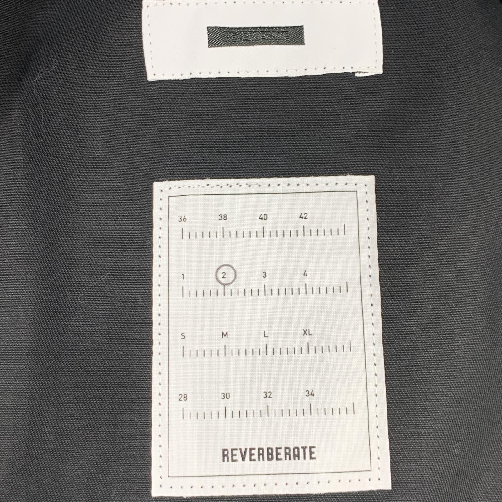 ジャケット REVERBERATE 24AW CHINO JACKET ワークジャケット 2 ブラック 2 ブラック