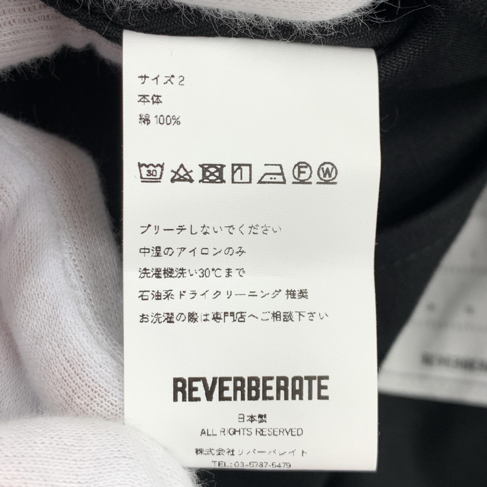 ジャケット REVERBERATE 24AW CHINO JACKET ワークジャケット 2 ブラック 2 ブラック