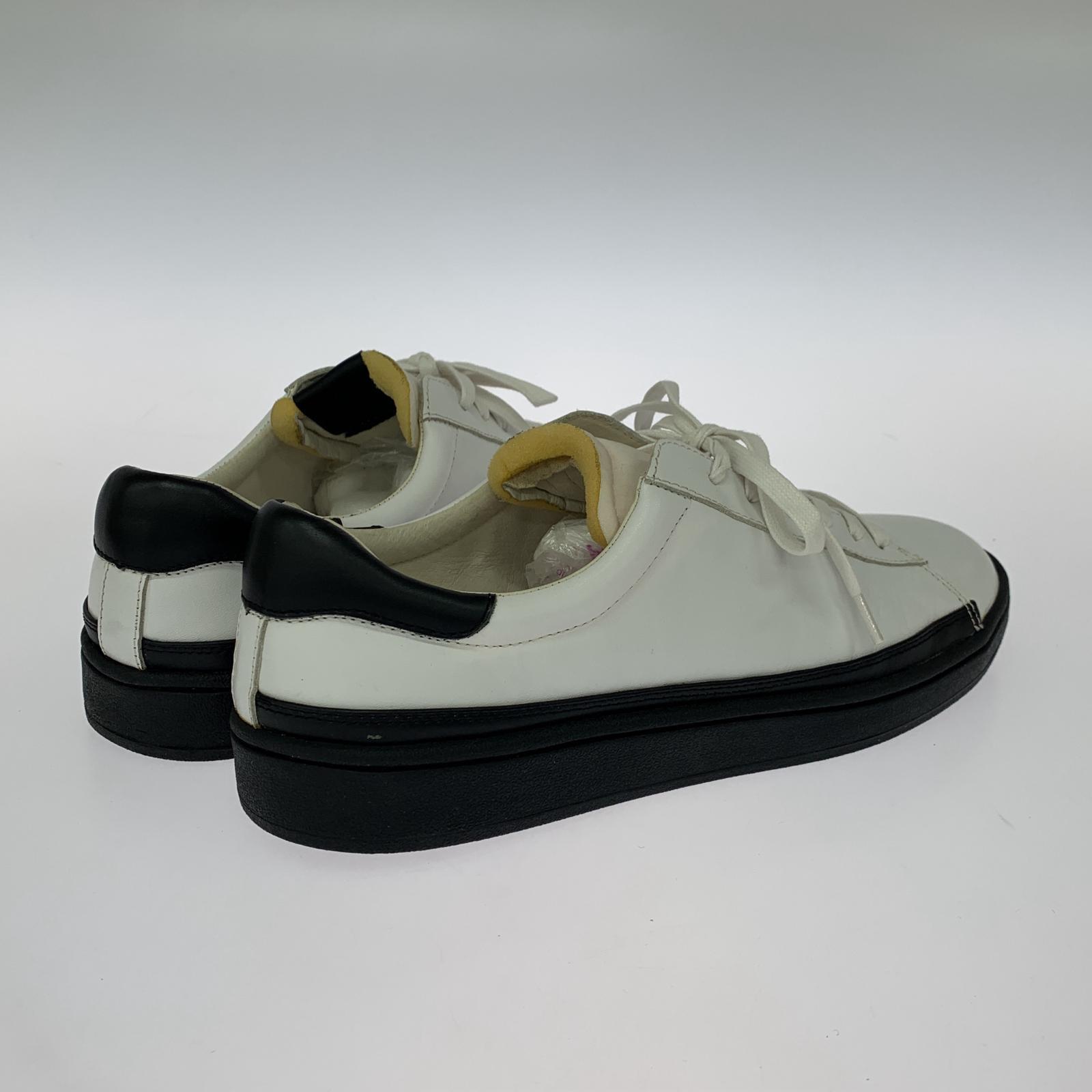 スニーカー LEATHER SNEAKERS 白 (9 1/2) ホワイト