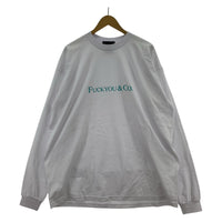 長袖Tシャツ MAJOGARY FUCKYOU&CO. ロンT(2XL) ホワイト