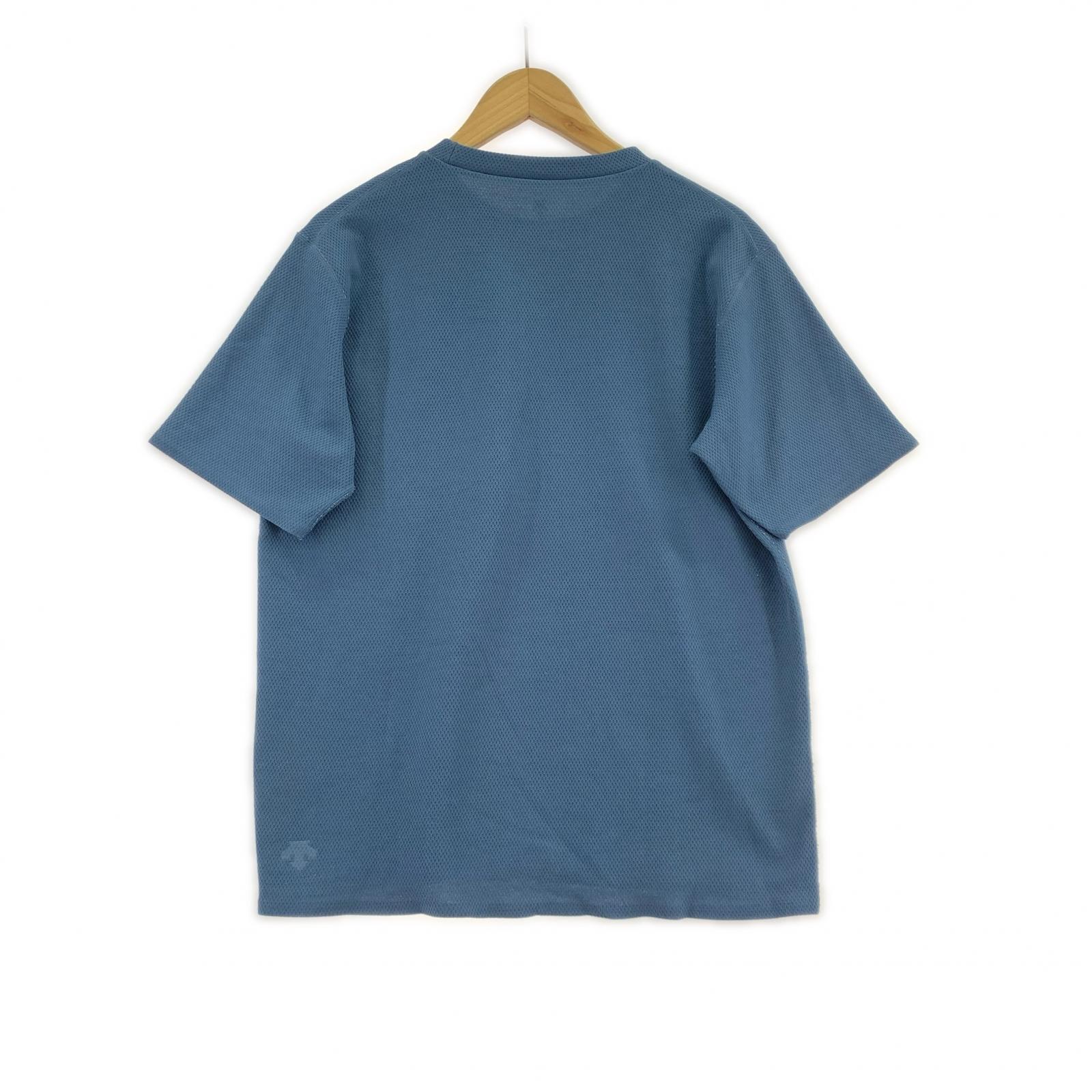 半袖Tシャツ サーマル 青 (M) M