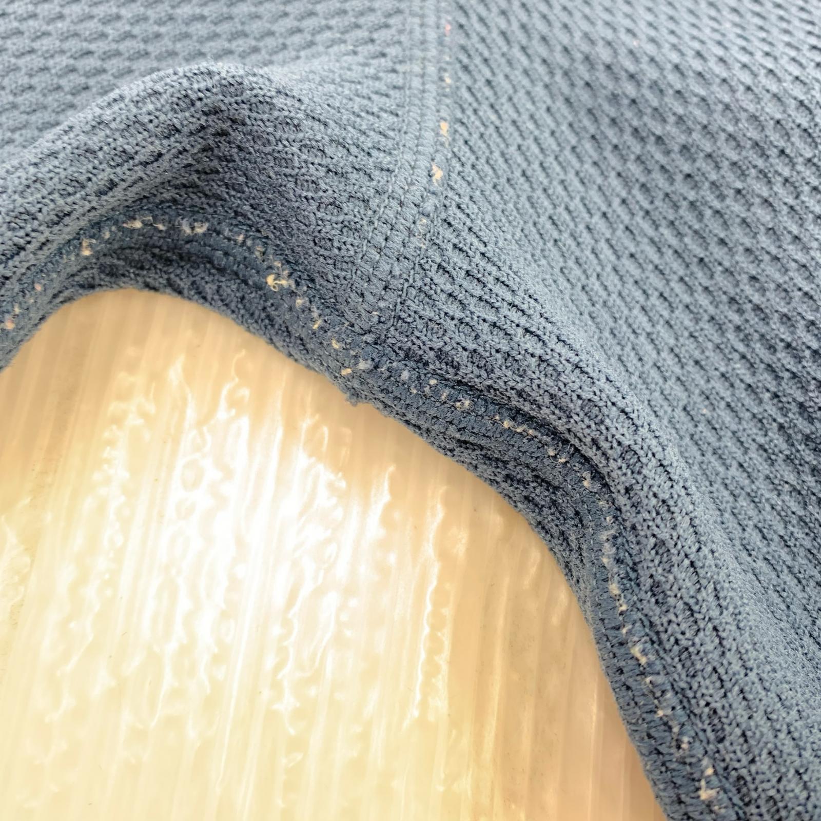 半袖Tシャツ サーマル 青 (M) M